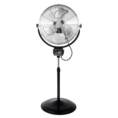 18" Industrial Grade High Velocity Stand Fan - Chrome Grill