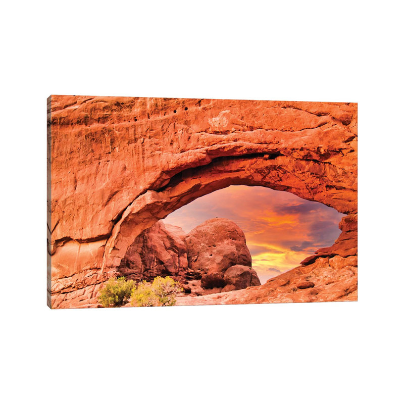 Moab by Mark Paulda - Print on Canvas, Wrapped Canvas, 45.72cm H x 66.04cm W x 1.91cm D
