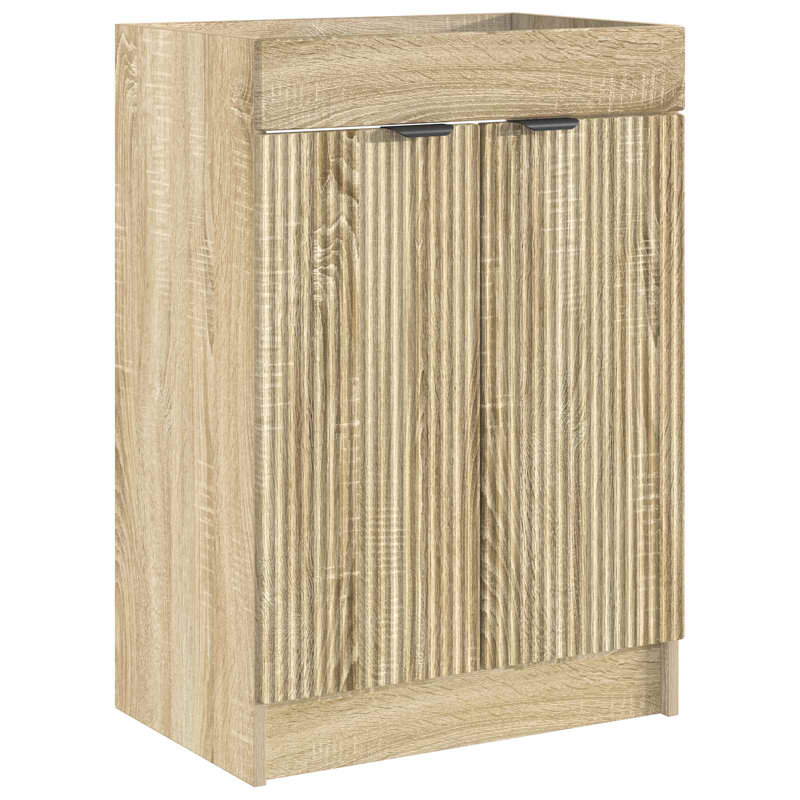 56cm Bathroom Vanity Base Only, Sonoma Oak