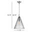 Mini-luminaire suspendu 1 lumière Alivia-1059906006