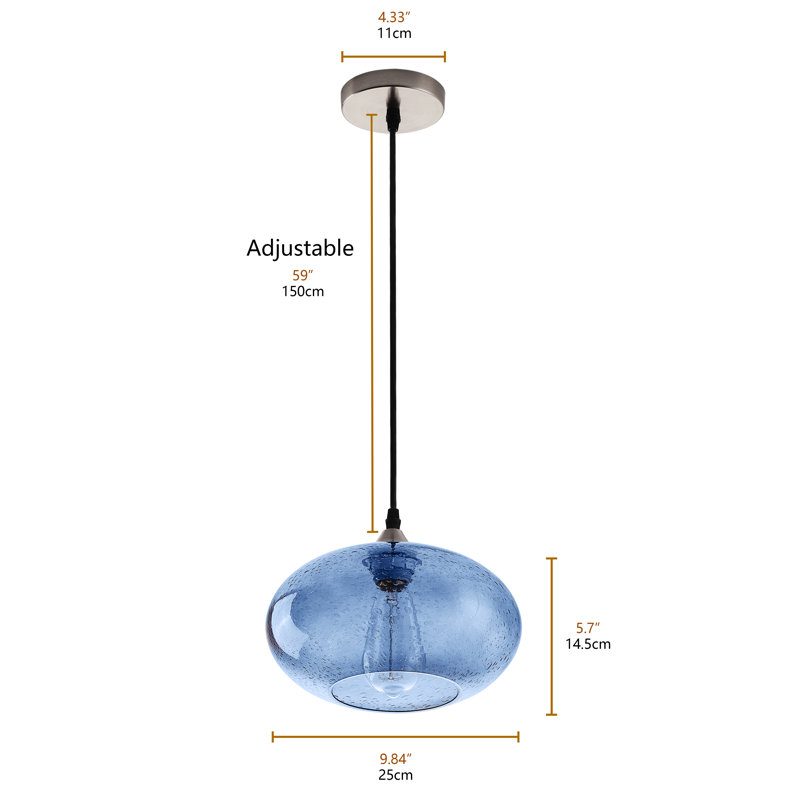 Luminaire suspendu 1 lumière Aster