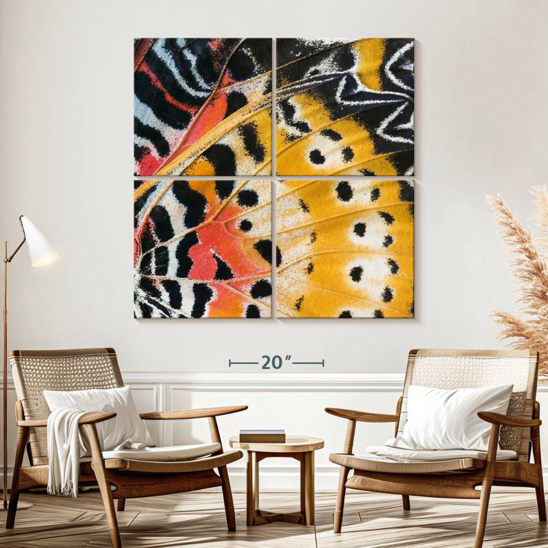 Brampt Monarch Butterfly Wing, 57" H x 57" W