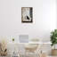 Chat noir sur canapé, art mural sur toile flottante, design par LSR Creative Studio-1175440946-1175440948