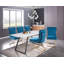Yulin Modern Velvet Dining Chair - Ergonomic Velvet Upholstered Back with Golden Stainless Steel Frame - Side Chair for Kitchen Living Room Dining Room - Single-437300751