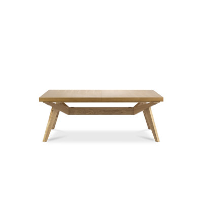 Akaja Extendable Oak Solid Wood Dining Table