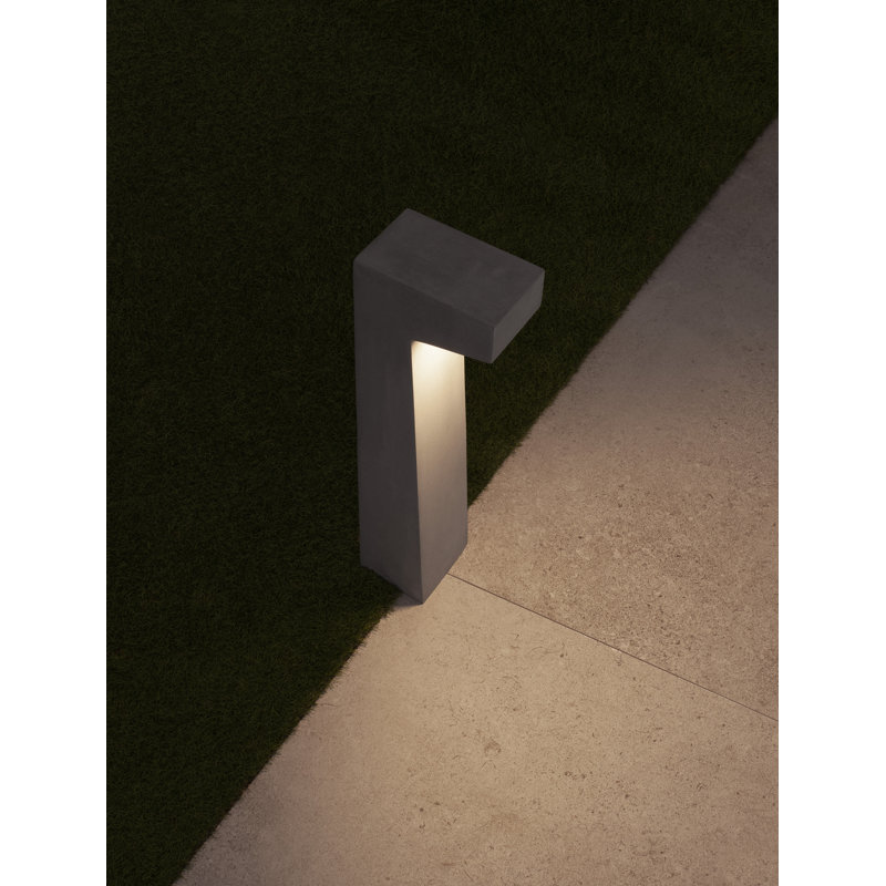 Grey Integrated LED Concrete Bollard Light