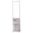 2-Tier Laundry Hamper Sorter With Hanging Bar, Rolling Laundry Baskets With Wheels Removable, Stackable Laundry Cart Organizer And Storage For Small Space, Dorm, Closet, Bathroom