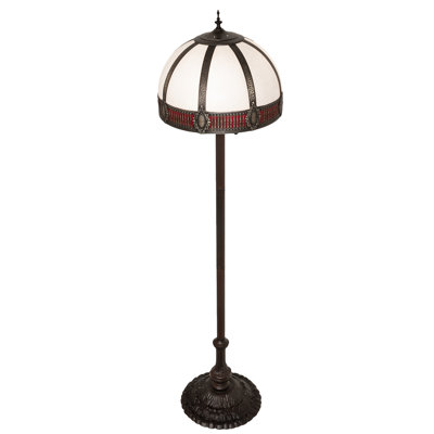 Meyda Tiffany & Stained Glass 62'' Bronze Traditional Floor Lamp
