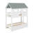 Twin Size House Bunk Bed With Trundle