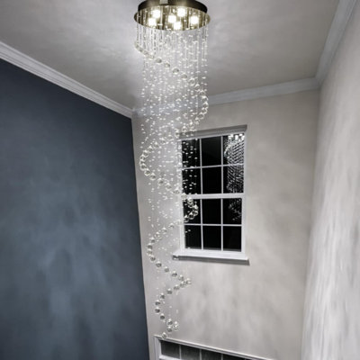 Lustre tourbillon moderne et moderne pour lustre de cuisine de salle à manger de vestibule