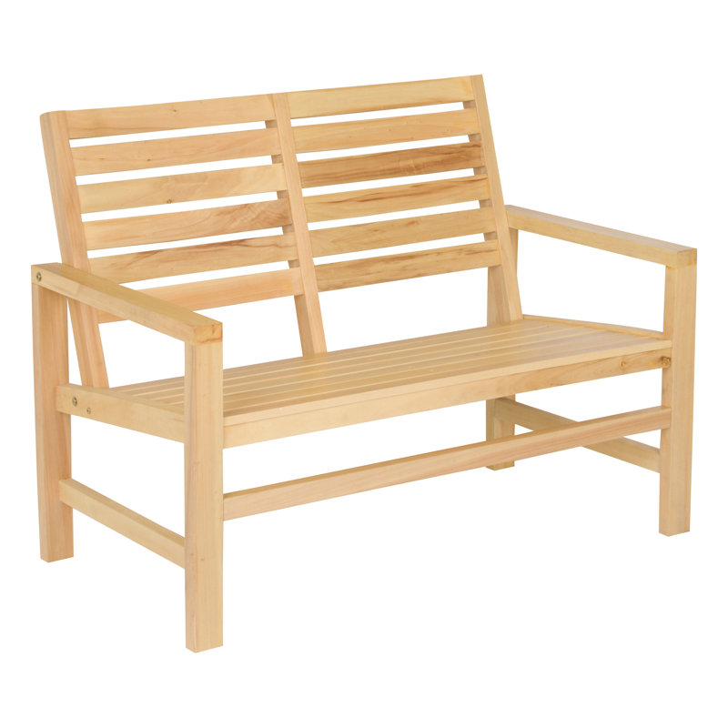 Banc de jardin en bois Cambridge, Vanille