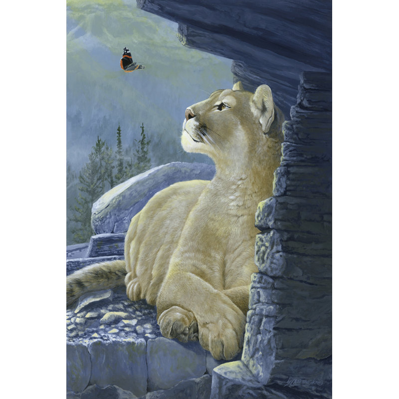 Passing Glance - Wrapped Canvas Print, 46cm H x 30cm W