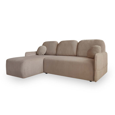 Timmy 4 Seater Corduroy Sofa Bed with Storage