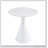 White coffee table, simple modern negotiation table, balcony dining table