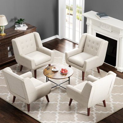 Upholstered Wingback Chair