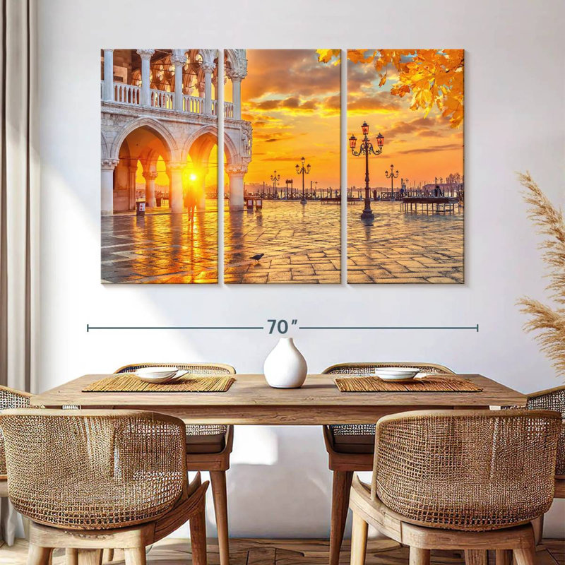 Sebbie Piazza Di San Marco, H 42 po x l 65 po