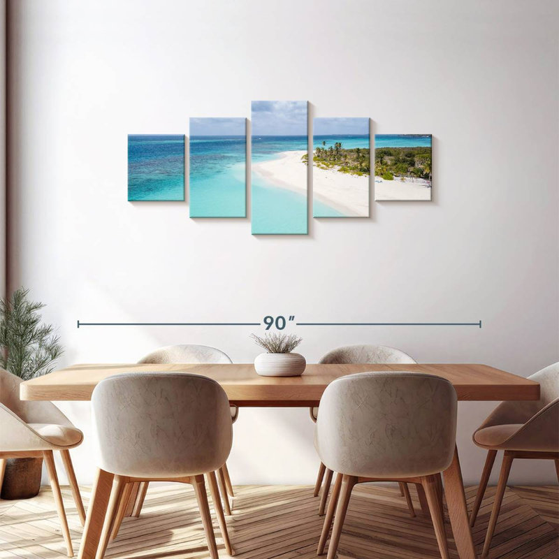 Pristine White Caribbean Hazelton, H 30 po x l 68 po