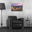 Art mural en verre Latitude Run «Morning At Painted Canyon» par Rick Berk-146300413