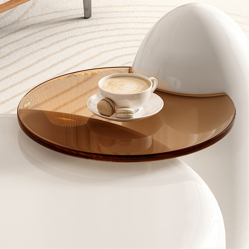 Ensemble de tables basses gigognes blanches