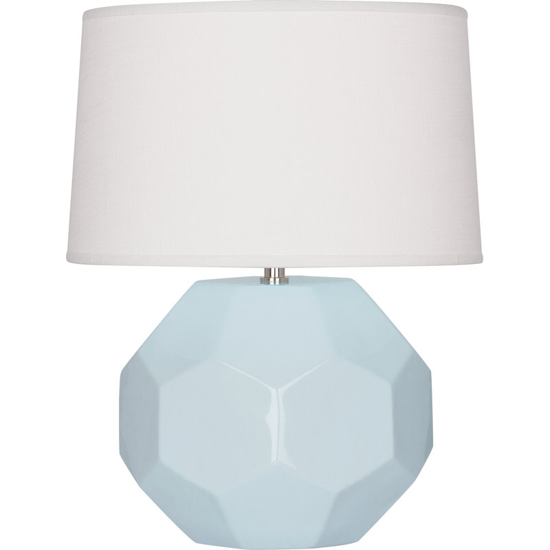 Franklin Table Lamp, Baby Blue, 23.5" H x 19.5" W x 19.5" D