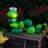 16"H Caterpillar Solar Statue with Light-Up Eyes