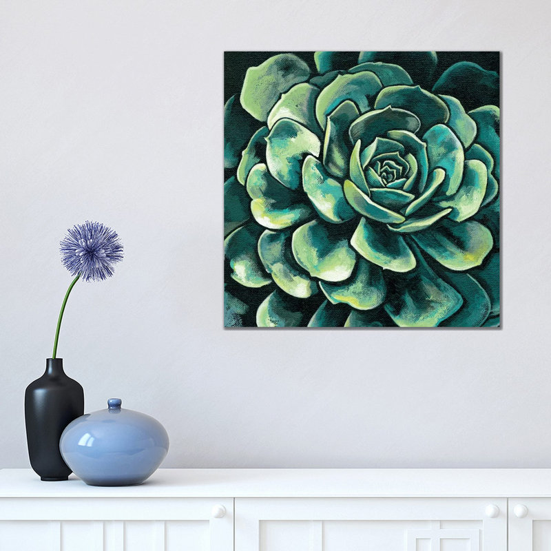 Succulent Bloom II by Megan Meagher - Wrapped Canvas Print, 45.72 cm H x 45.72 cm W x 3.175 cm D