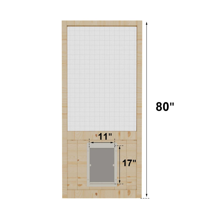 80'' Screen Doors, 36" W x 80" H