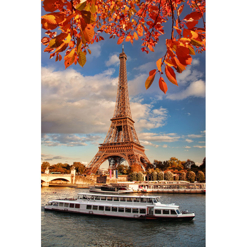 Tour Eiffel - Photographie sur toile, H 18 po x l 12 po