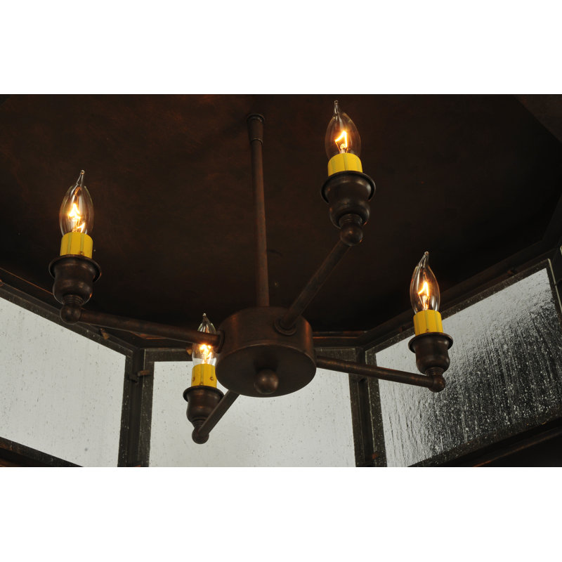 Plafonnier encastré géométrique 29,75 po 4 lumières