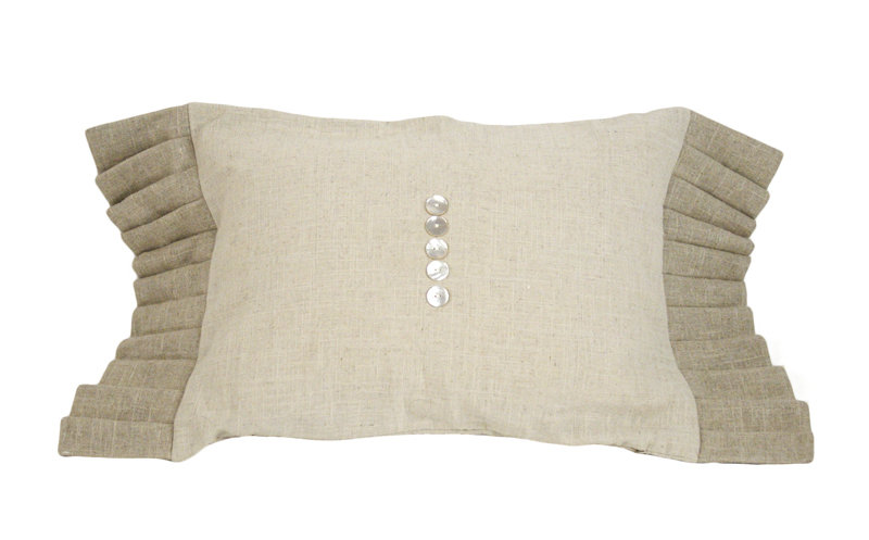 Linen Lumbar Pillow Cover & Insert