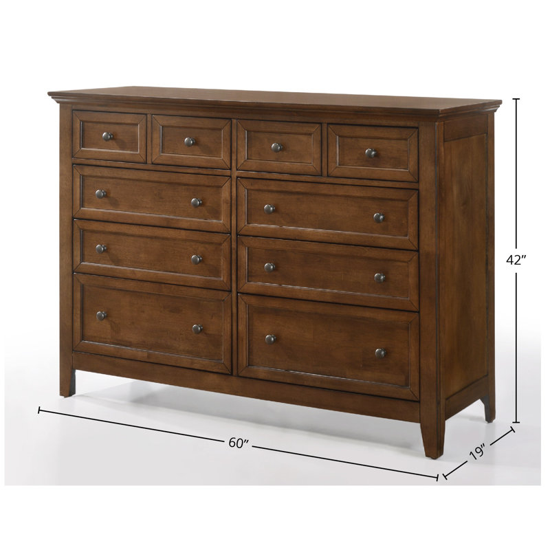 Jacon 10-Drawer Dresser, Brown