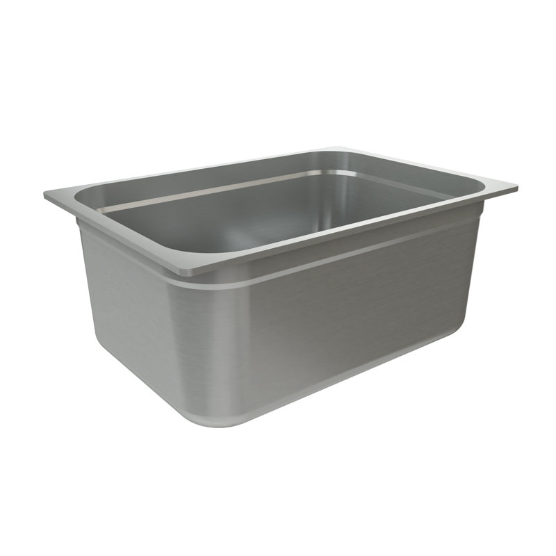 Contenant alimentaire rectangulaire en acier inoxydable 12,0 litres Tarrison