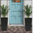 Indoor/Outdoor Modern Faux Rattan Design Square Planter-1977944634