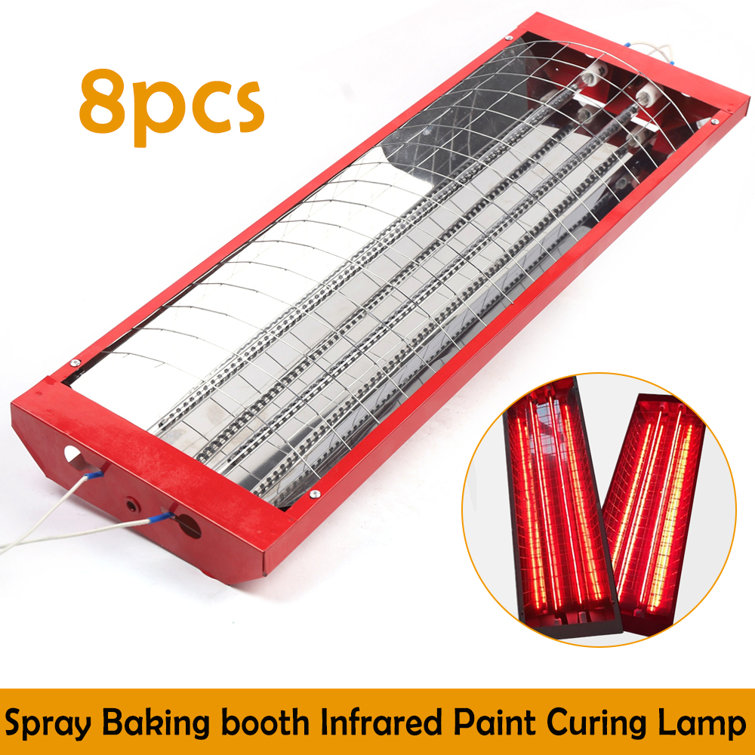 Baking infrared paint curing lamp