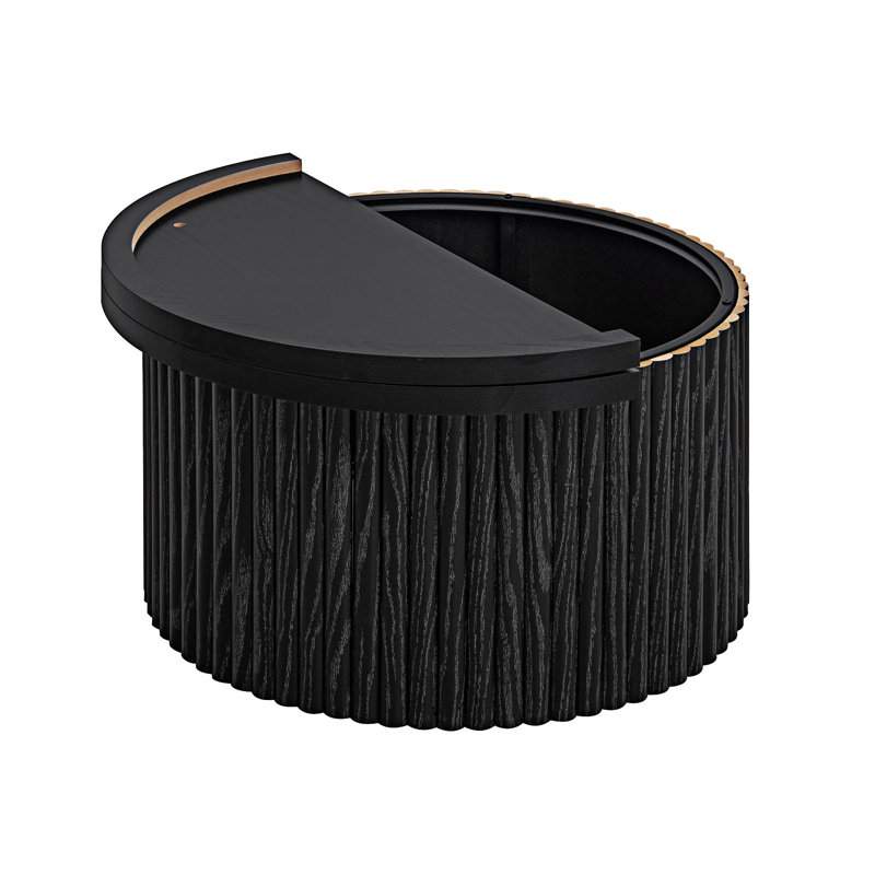 Round Coffee Table, Black