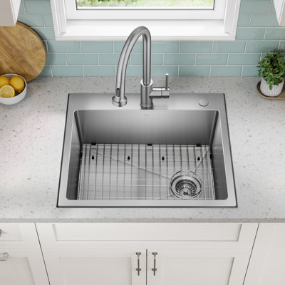 KRAUS Fairlane 18-Gauge Stainless Steel Kitchen Sink