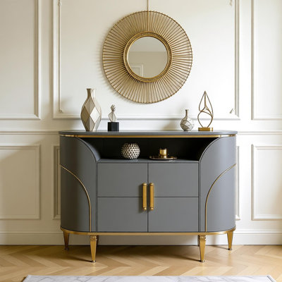 Minimalist entrance cabinet