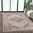 Tiled Border Area Rug