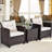 Chunn 2 - Person Patio Conversation Set with Cushions-329014425-268894460