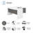 Echo 3 Piece Computer Desk Office Set-1142685689