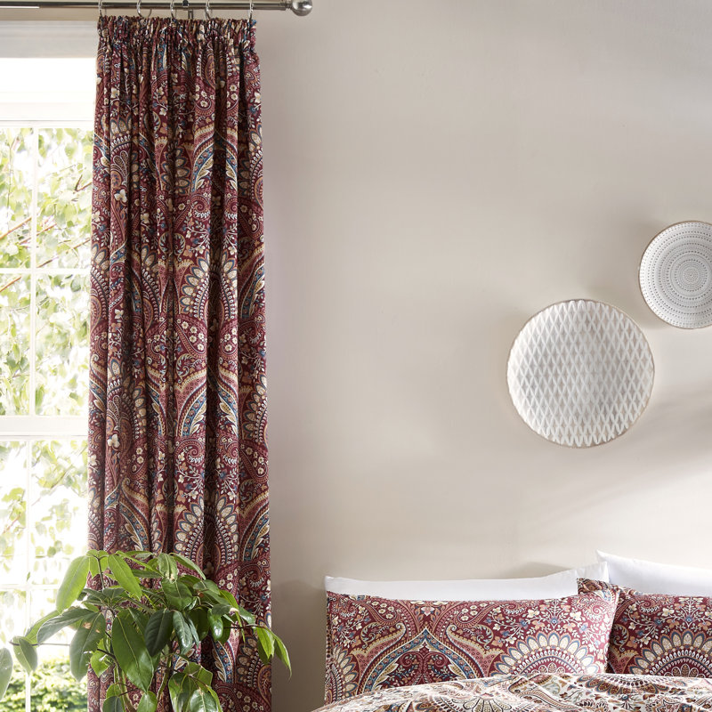 Palais Cotton Room Darkening Curtain Pair