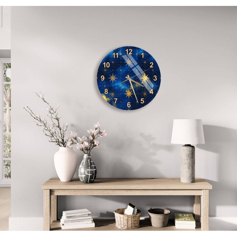 Horloge murale Celestial, Or anglais, 14 pouces