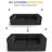 Bonelesss Compression Comfy Cloud 76" Wide 2-Seat Modular Sofa Couch Upholstered Sectional-1009638643
