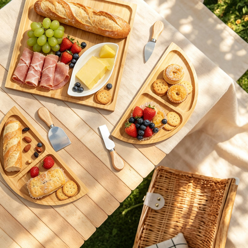 East Urban Home Bamboo Cheese Board