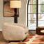 Peggy Polyester Occasional Chair, Paris Latte