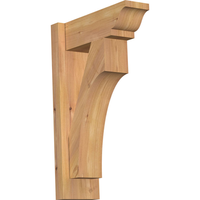 Persienne en bois Westlake, Sapin Douglas de 7 1/2 po (lisse), P 14 po x H 22 po