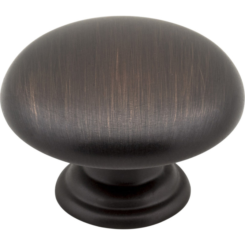 Gatsby 1 3/16" Diameter Mushroom Knob, Brushed Oil Rubbed Bronze