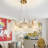 Kaylanie 8 Light Dimmable Modern Elegant 3 Layer Crystal Chandelier