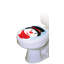 Adhésif décoratif pour siège de toilette bonhomme de neige-4321741