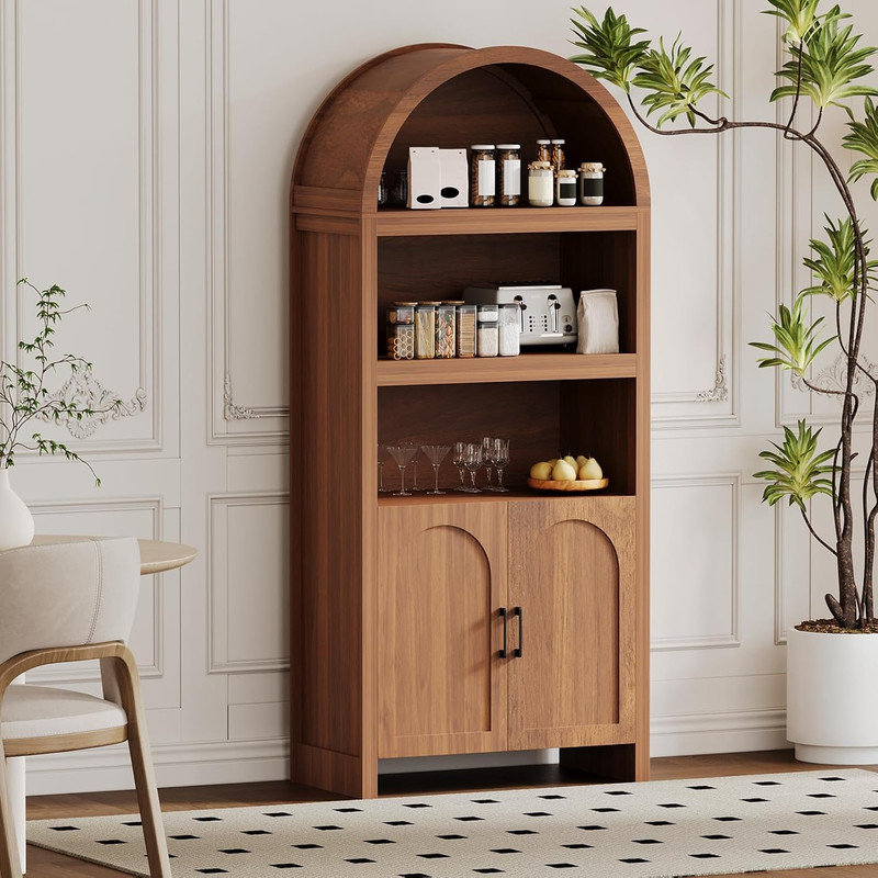 180.3cm H x 78cm W Bookcase, Brown